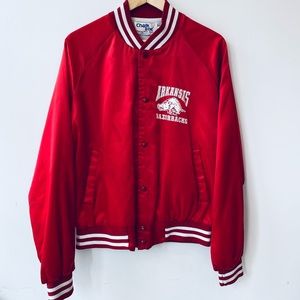Vintage Arkansas Razorback Chalk Line Jacket